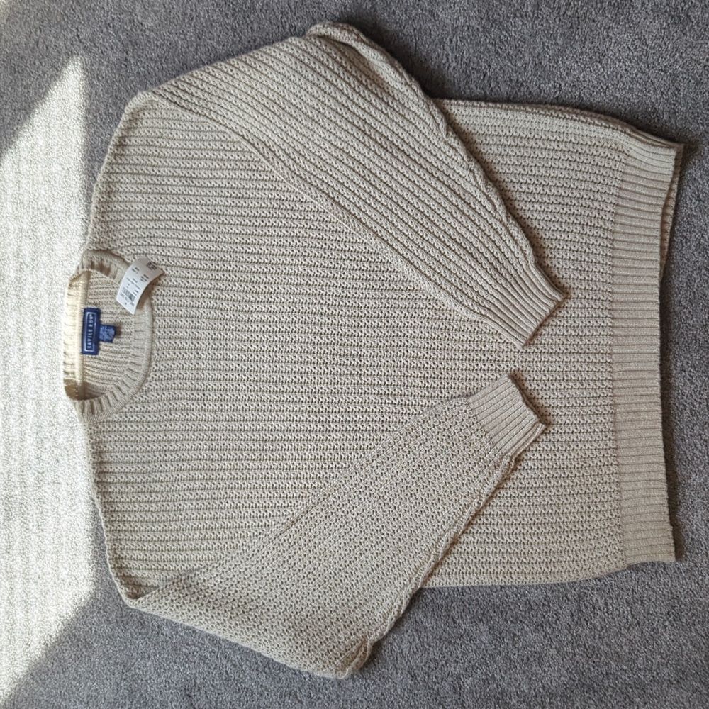 Cream knit sweater